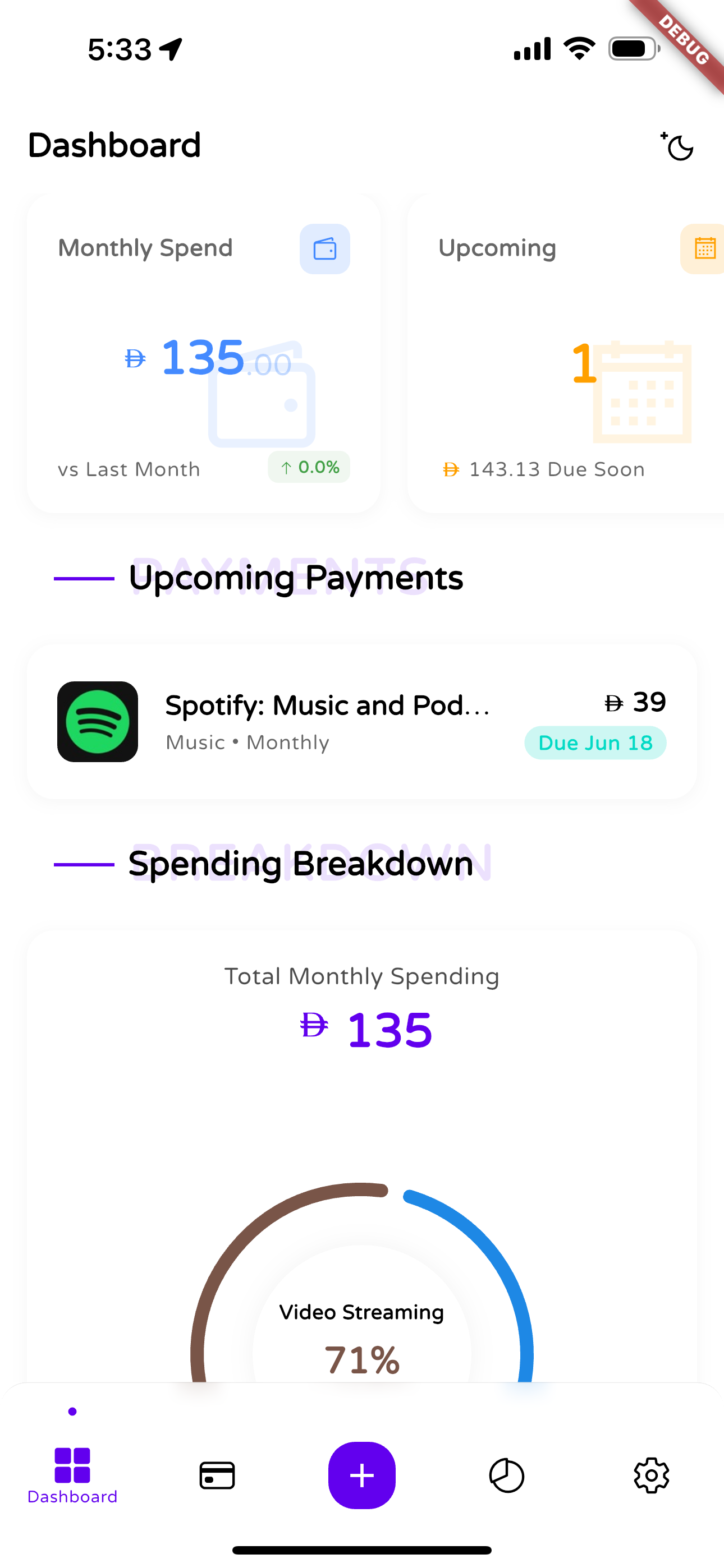 LoopWise App Dashboard